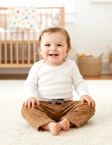 Pantaloni Zara, maro