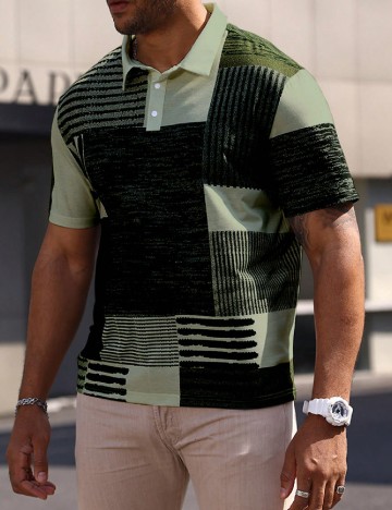 
						Tricou SHEIN Plus Size Men, mix culori