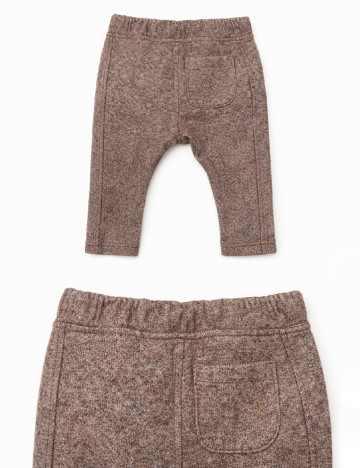 Pantaloni Zara, maro