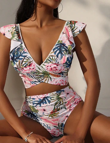 Costum de baie SHEIN, mix culori