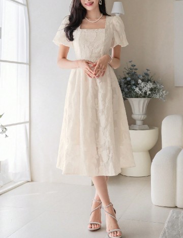 
						Rochie medie Dazy, ecru