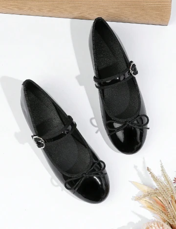 Balerini Shein Kids, negru