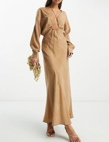 Rochie lunga ASOS, maro