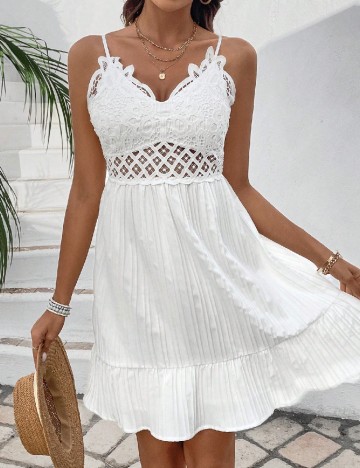 
						Rochie scurta SHEIN, alb