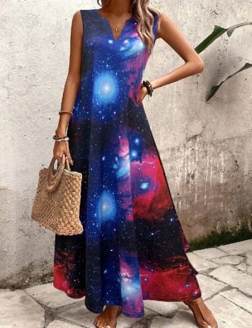 
						Rochie lunga SHEIN, mix culori