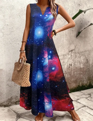 Rochie lunga SHEIN, mix culori