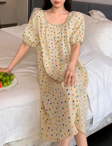 Rochie de noapte Dazy, galben