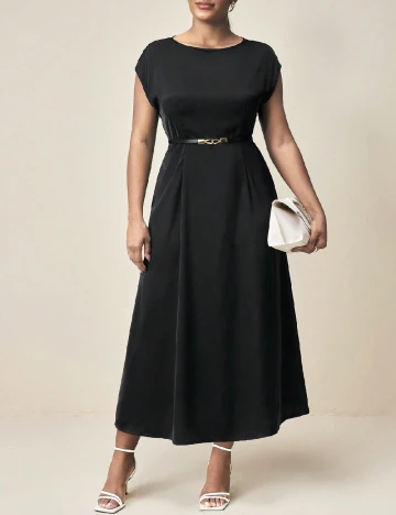 Rochie lunga SHEIN CURVE, negru