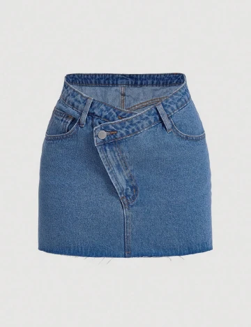 Fusta SHEIN, albastru