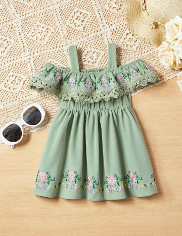 Rochie Shein Kids, verde
