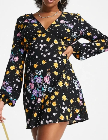 Rochie scurta Stradivarius, negru