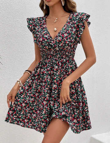 Rochie scurta SHEIN, mix culori