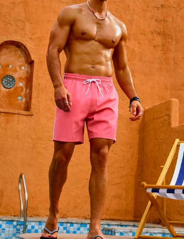 Slip de baie SHEIN, roz