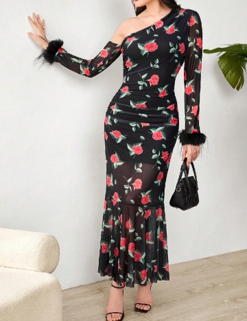 
						Rochie lunga SHEIN, floral