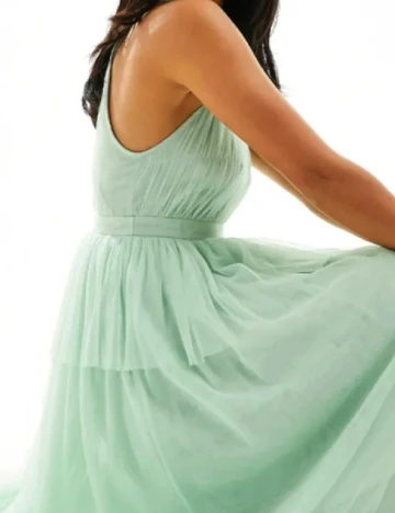 Rochie lunga Vila, verde