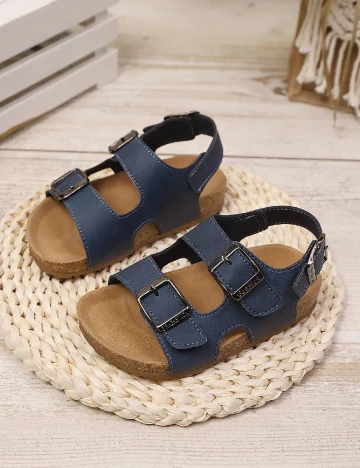 Sandale Shein Kids, bleumarin