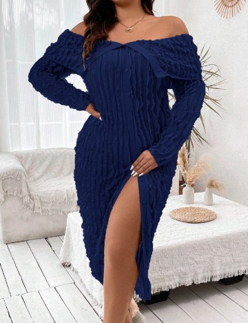 
						Rochie medie SHEIN CURVE, bleumarin