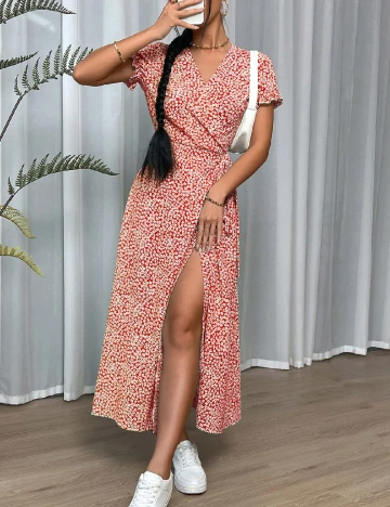 Rochie medie SHEIN, rosu