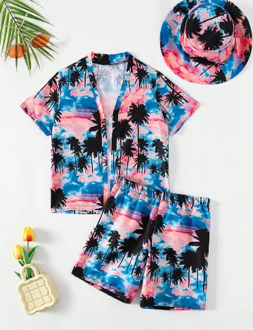 Compleu De Plaja Shein Kids, mix culori