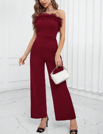 Salopeta SHEIN, visiniu