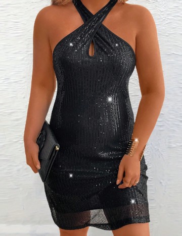 
						Rochie scurta SHEIN CURVE, negru