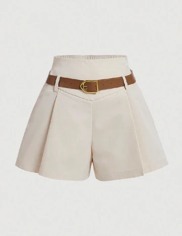 Pantaloni scurti SHEIN, bej