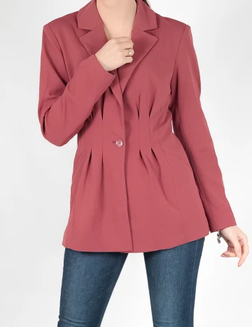 Sacou Only, visiniu, 38 Rosu
