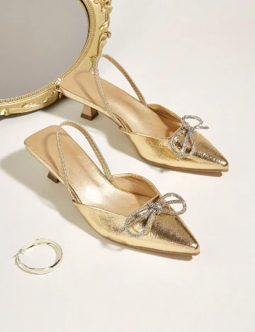 Pantofi SHEIN, auriu