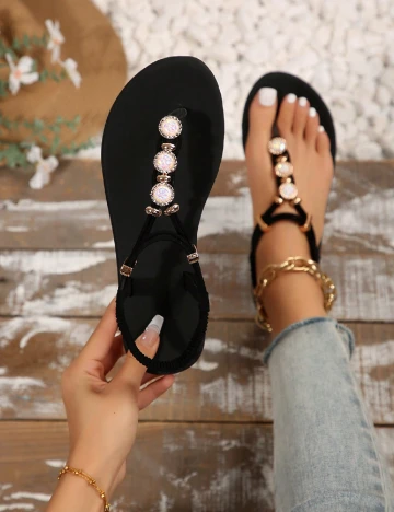 Sandale SHEIN, negru