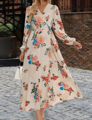 Rochie medie SHEIN, floral print