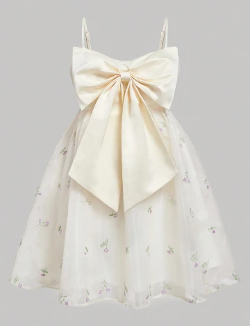 Rochie scurta SHEIN CURVE, crem