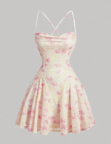 Rochie scurta SHEIN, floral