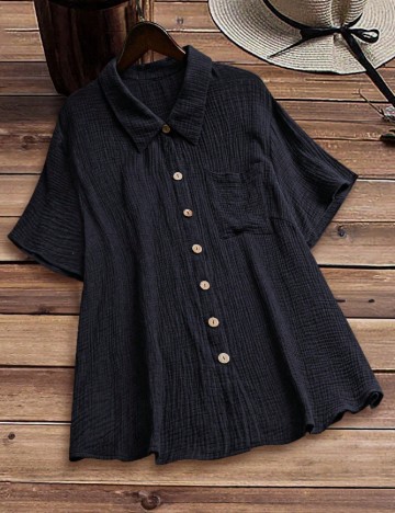 
						Camasa SHEIN CURVE, negru