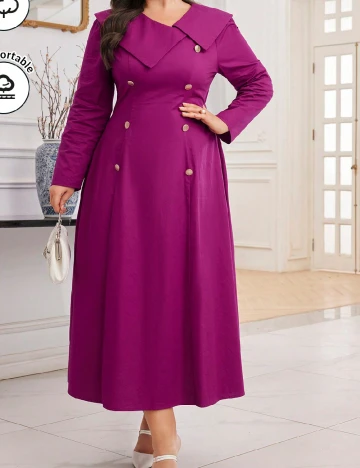 Rochie lunga SHEIN CURVE, mov