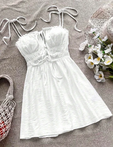 Rochie scurta SHEIN, alb