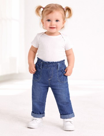 
						Blugi Zara, albastru