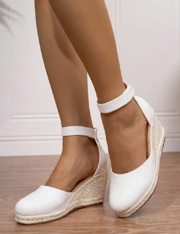 Sandale SHEIN, alb