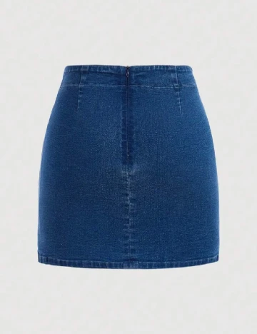 Fusta SHEIN, albastru