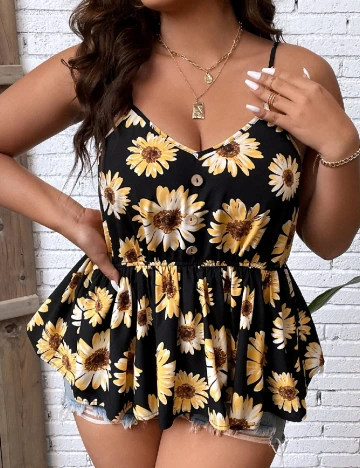 Maiou SHEIN CURVE, floral print