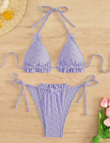 
						Costum de baie SHEIN, lila