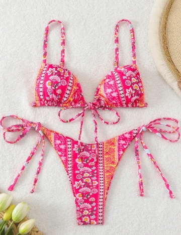 Costum de baie SHEIN, roz