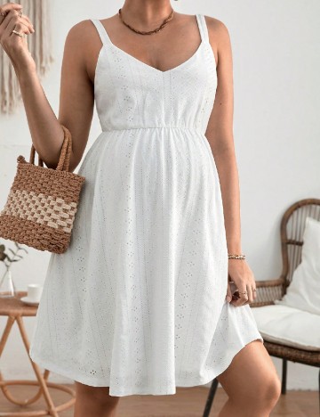 
						Rochie scurta SHEIN Maternity, alb