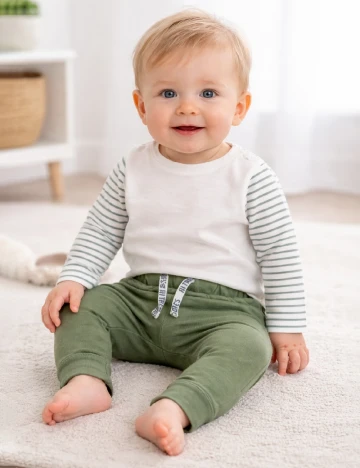 Pantaloni Zara, verde