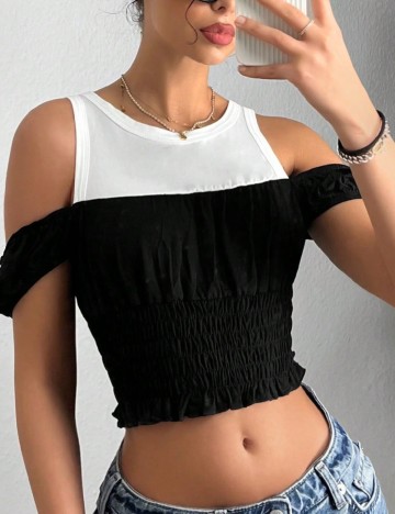 
						Top SHEIN, negru