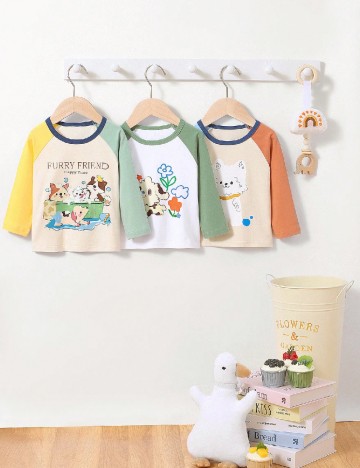 
						Set bluze Shein Kids, mix culori