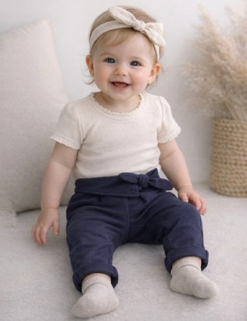 
						Pantaloni Zara, bleumarin