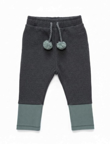 Pantaloni Zara, gri inchis