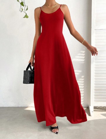 
						Rochie lunga SHEIN, rosu