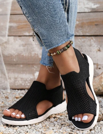 Sandale SHEIN, negru