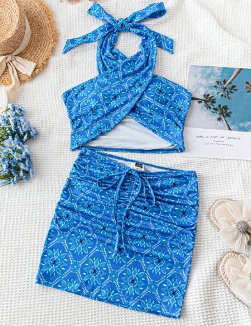 
						Compleu SHEIN, albastru